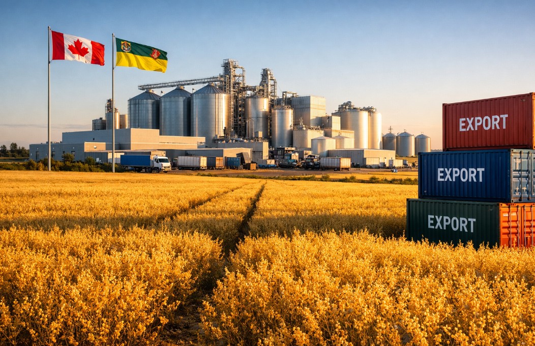 Saskatchewan pulse farming and train logistics