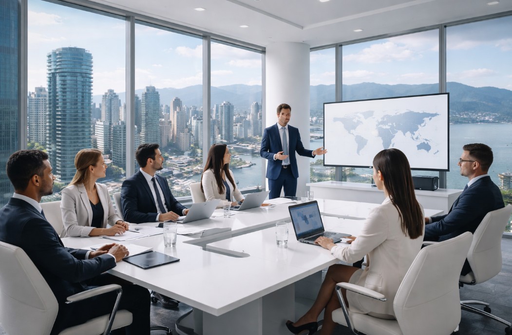 RedLeaf Global contact background